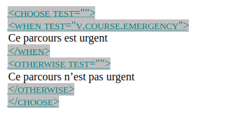 Choisir parmi plusieurs cas